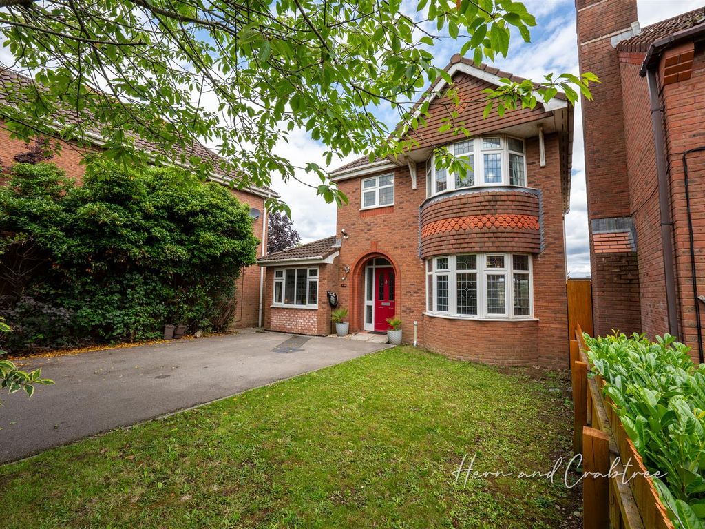 4 bed detached house for sale in Page Drive, Cardiff CF24, £385,000