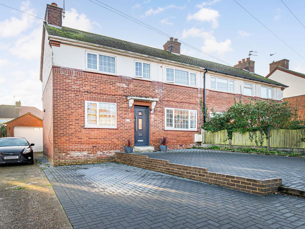 3 bed semidetached house for sale in Mill Hill, Deal CT14, £280,000