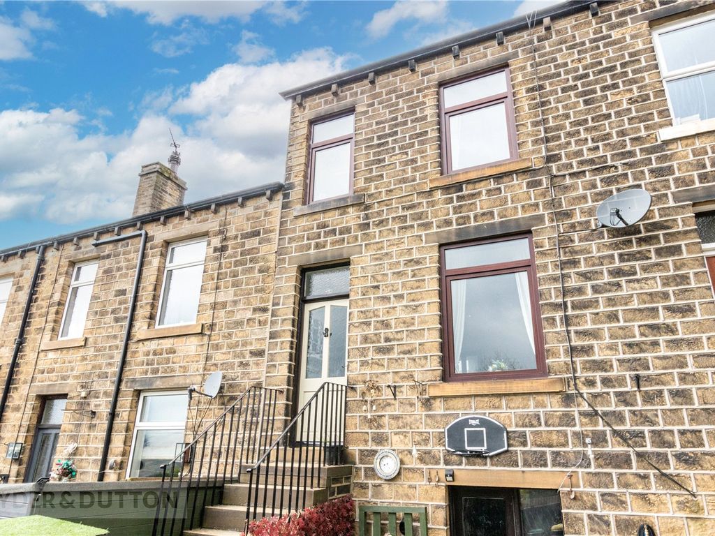 3 bed terraced house for sale in Station Road, Golcar, Huddersfield