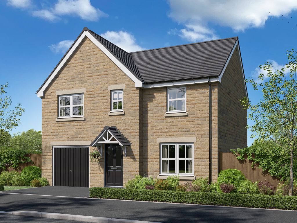 New home, 4 bed detached house for sale in "The Marston" at Netherton