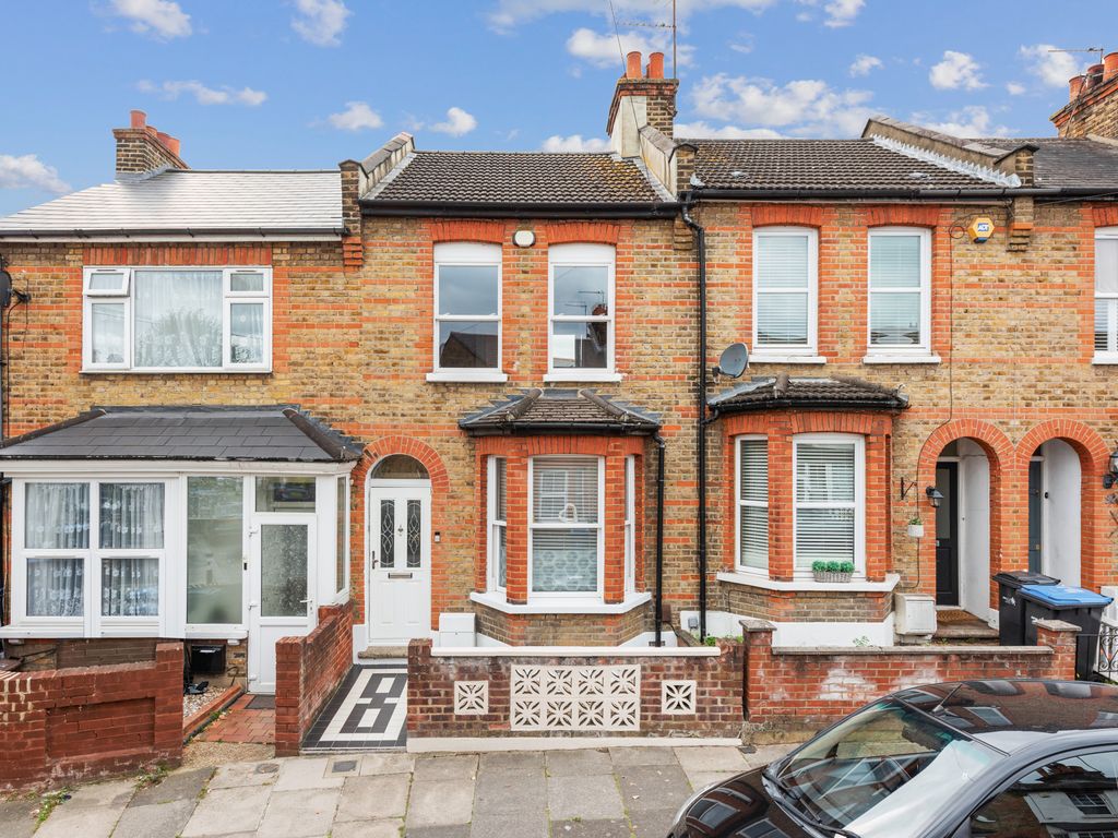3 bed terraced house for sale in Burleigh Road, Enfield EN1, £525,000