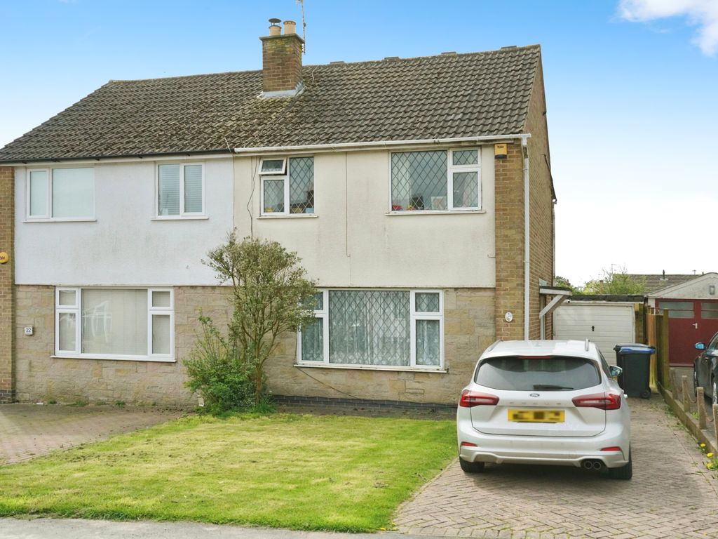 3 bed semidetached house for sale in Neville Drive, Markfield, Leicestershire LE67, £250,000