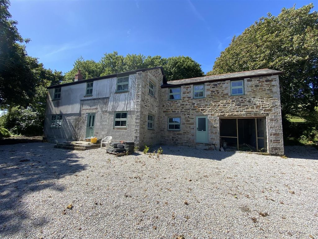 5 bed detached house for sale in Trevarth, Lanner, Redruth TR16, £