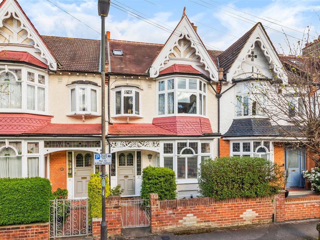 4 bed terraced house for sale in Chatsworth Avenue, London SW20, £