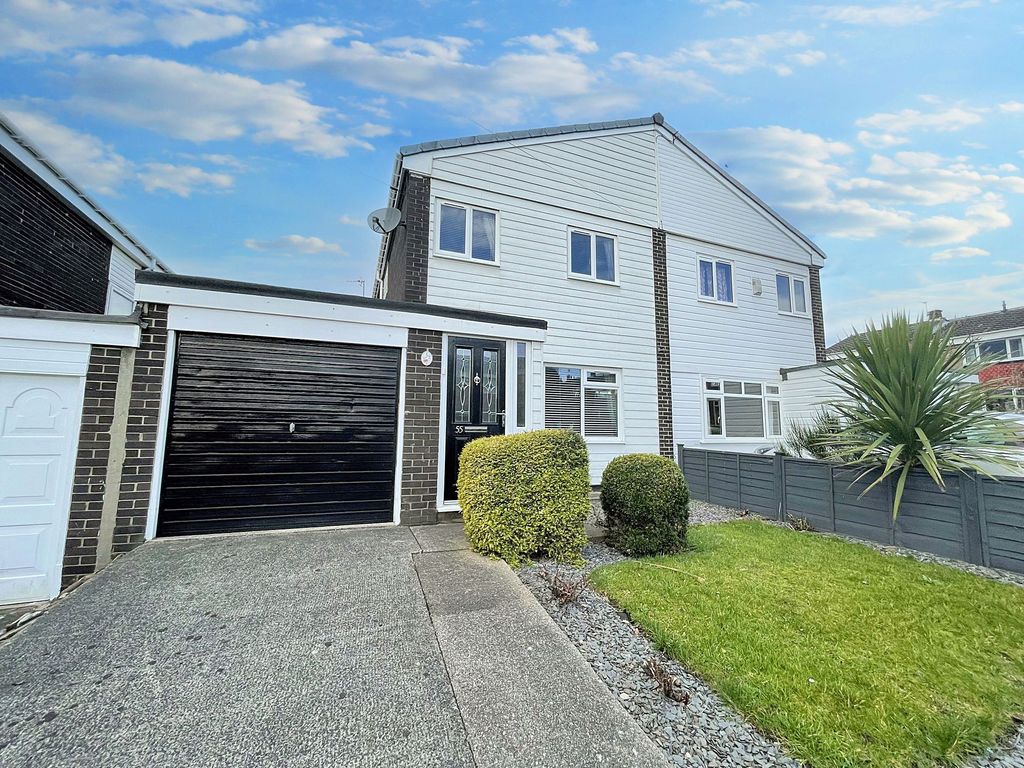 3 bed semidetached house for sale in Horsley Vale, South Shields NE34, £150,000 Zoopla