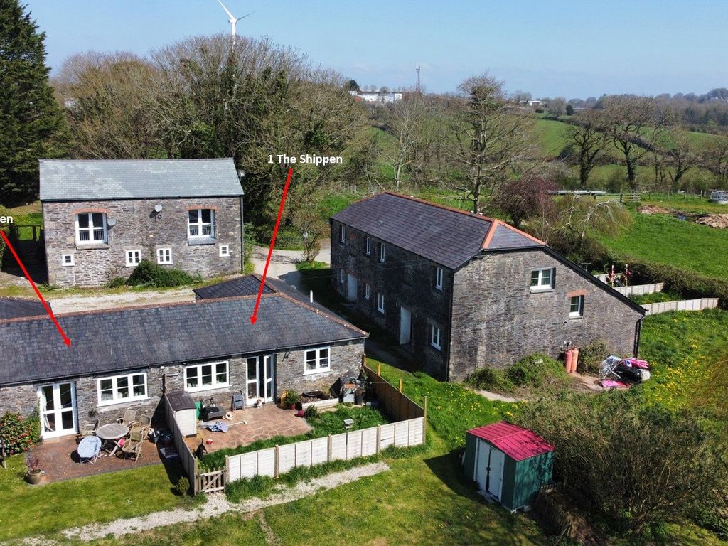 2 bed semidetached house for sale in The Shippen, Tremeale Barns, Daws House, Launceston PL15