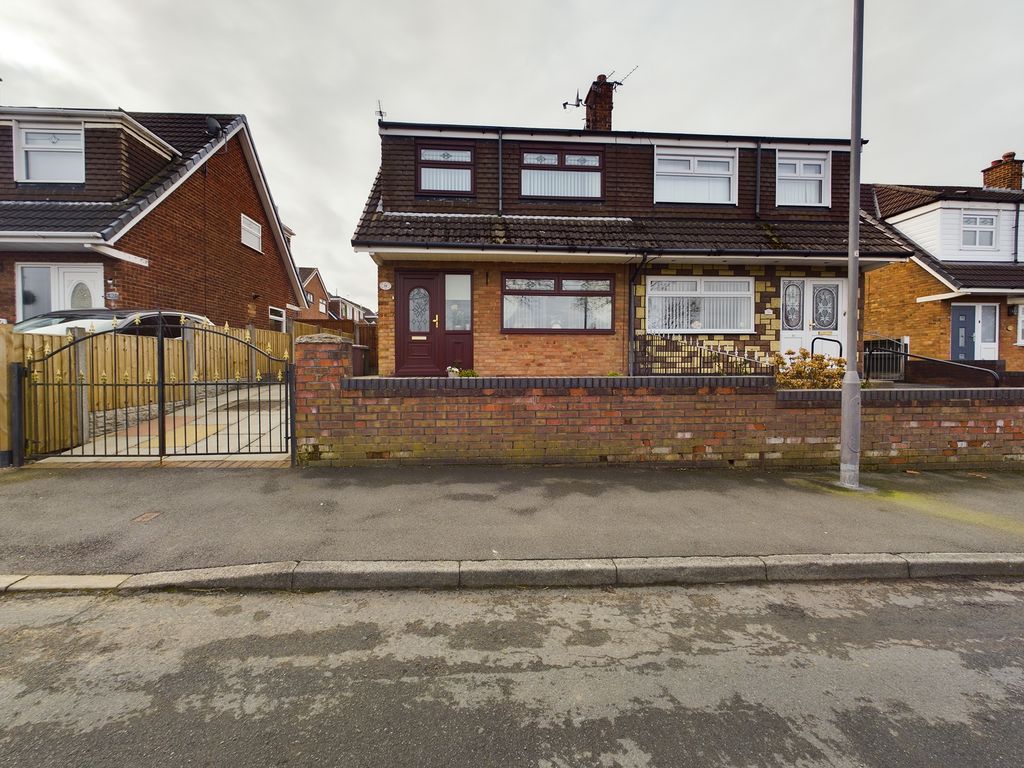 3 bed semidetached house for sale in Eastham Crescent, Clock Face, St