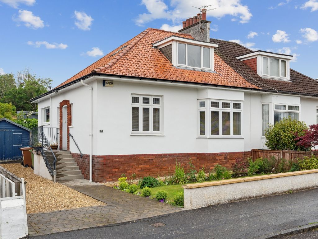 3 bed semidetached bungalow for sale in Netherview Road, Netherlee