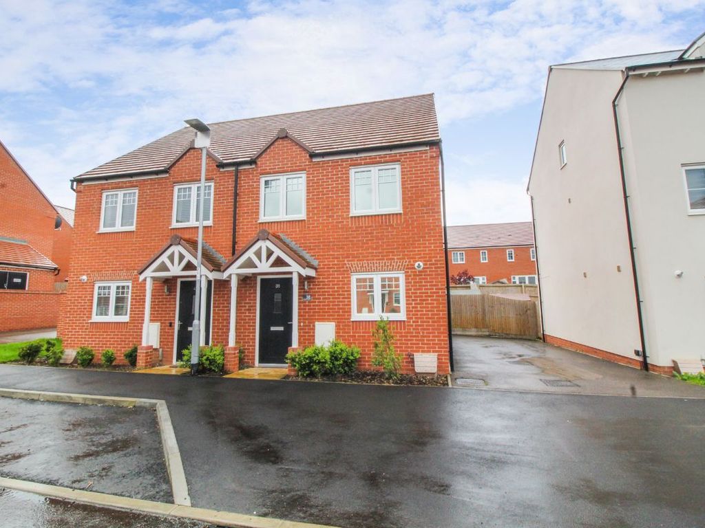 2 bed semidetached house for sale in Dragonfly Crescent, Biddenham