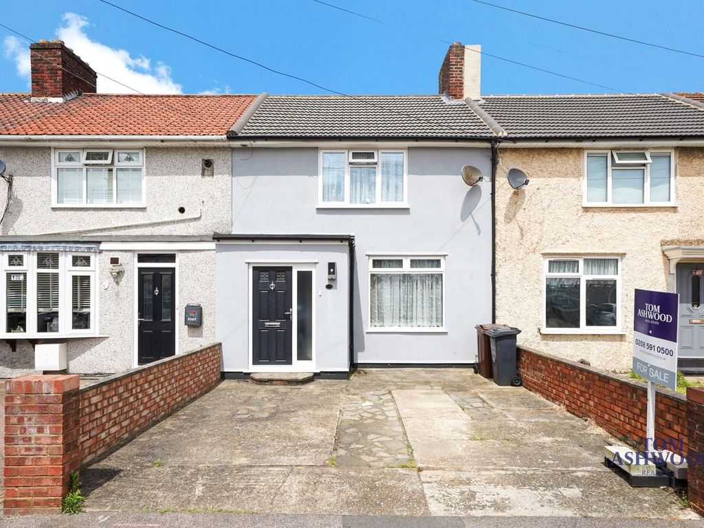 3 bed terraced house for sale in Turnage Road, Dagenham RM8, £435,000