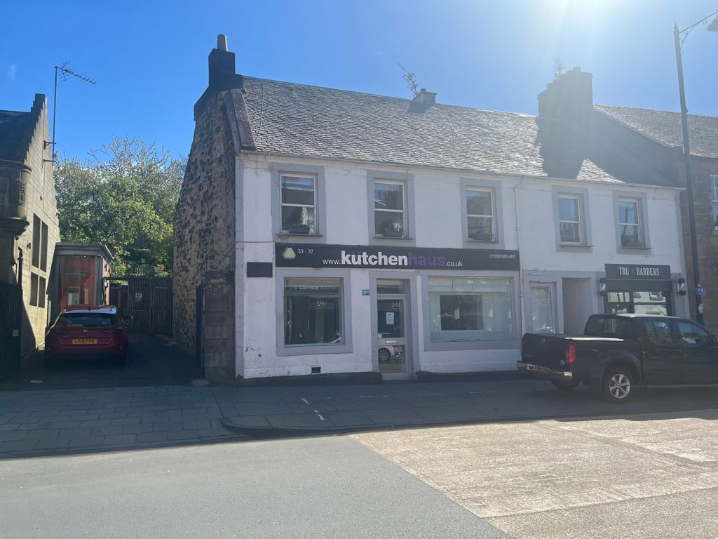 Retail premises to let in 33 37 High Street, Linlithgow, West Lothian