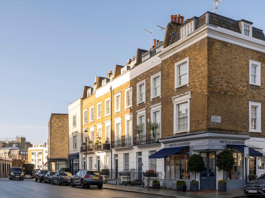 4 bed terraced house for sale in Milner Street, Chelsea, London SW3, £
