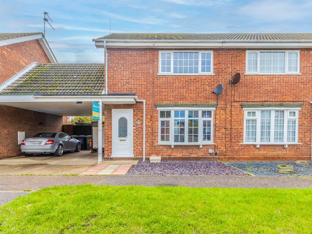 2 bed semidetached house for sale in Manor Road, CaisterOnSea, Great