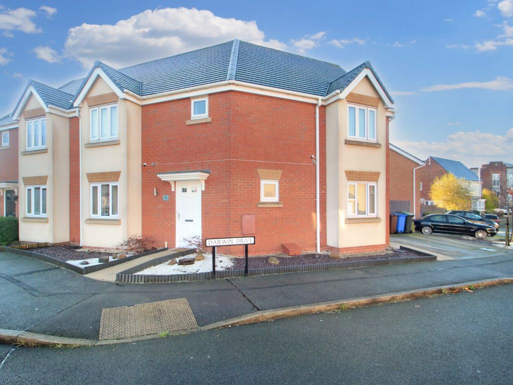3 bed semidetached house for sale in Darwin Drive, Burslem, StokeOn