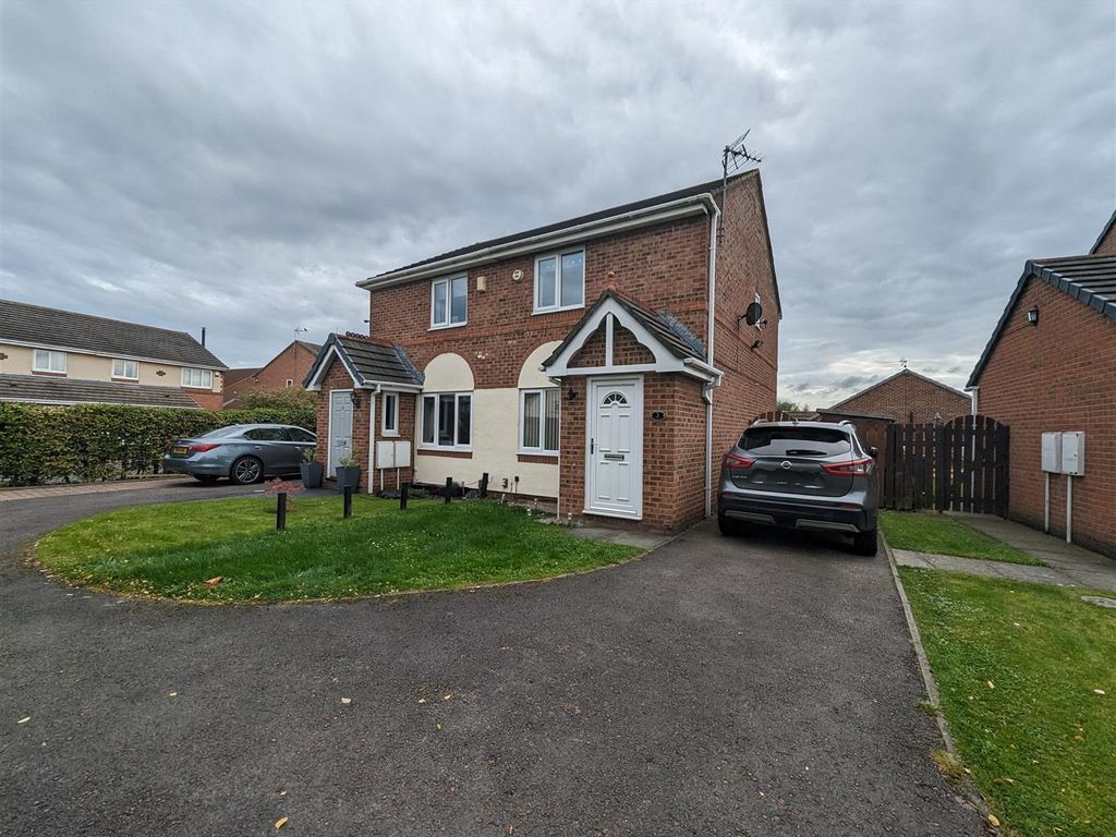 2 bed semidetached house for sale in Darrowby Drive, Darlington DL3, £