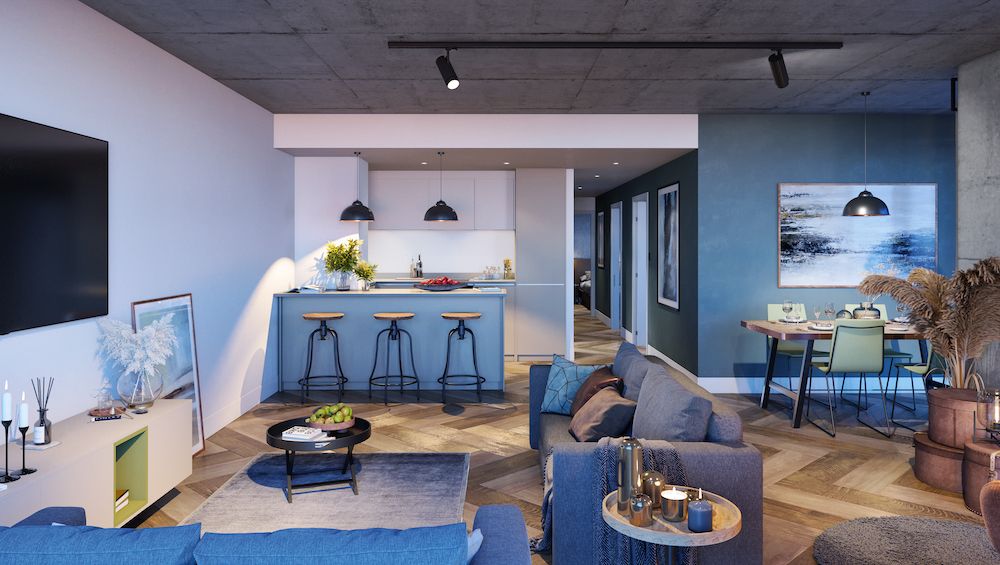 New home, 2 bed flat for sale in Rochdale Road, Manchester M4, £379,950