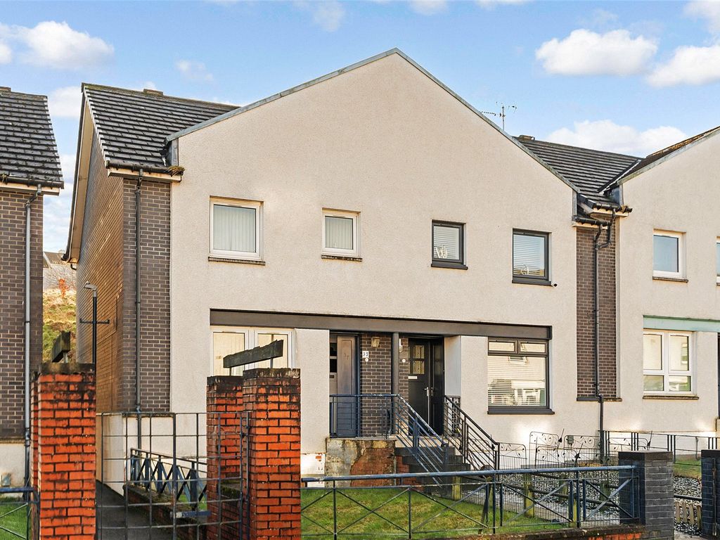 3 bed terraced house for sale in Croftfoot Quadrant, Glasgow G45, £