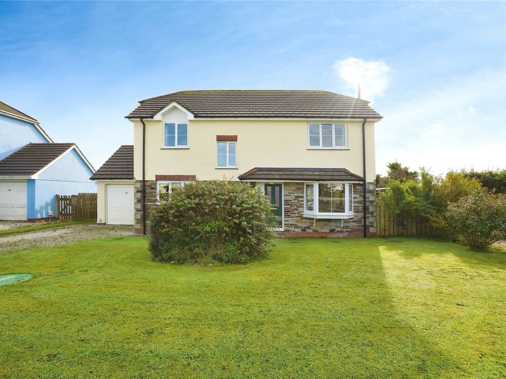 4 bed detached house for sale in Trecarne Gardens, Delabole, Cornwall
