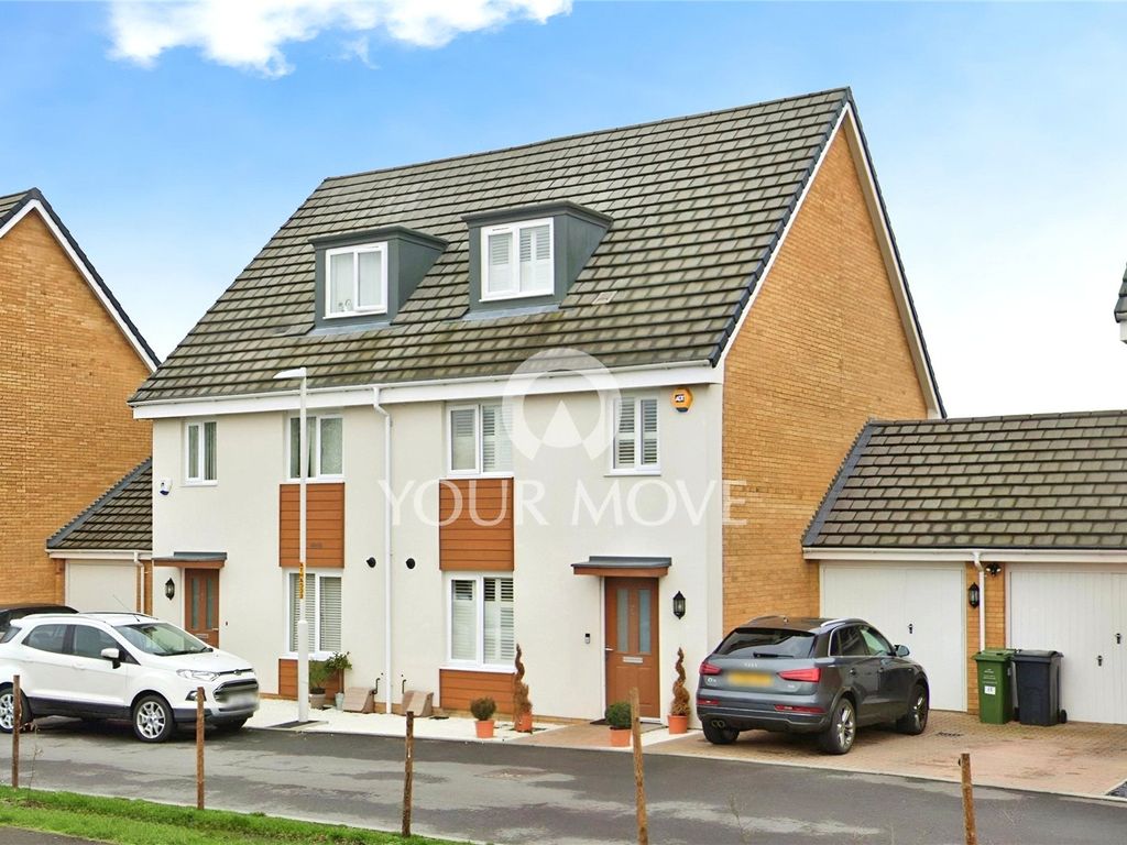 4 bed semidetached house to rent in Tyndal Way, Dartford, Kent DA1, £