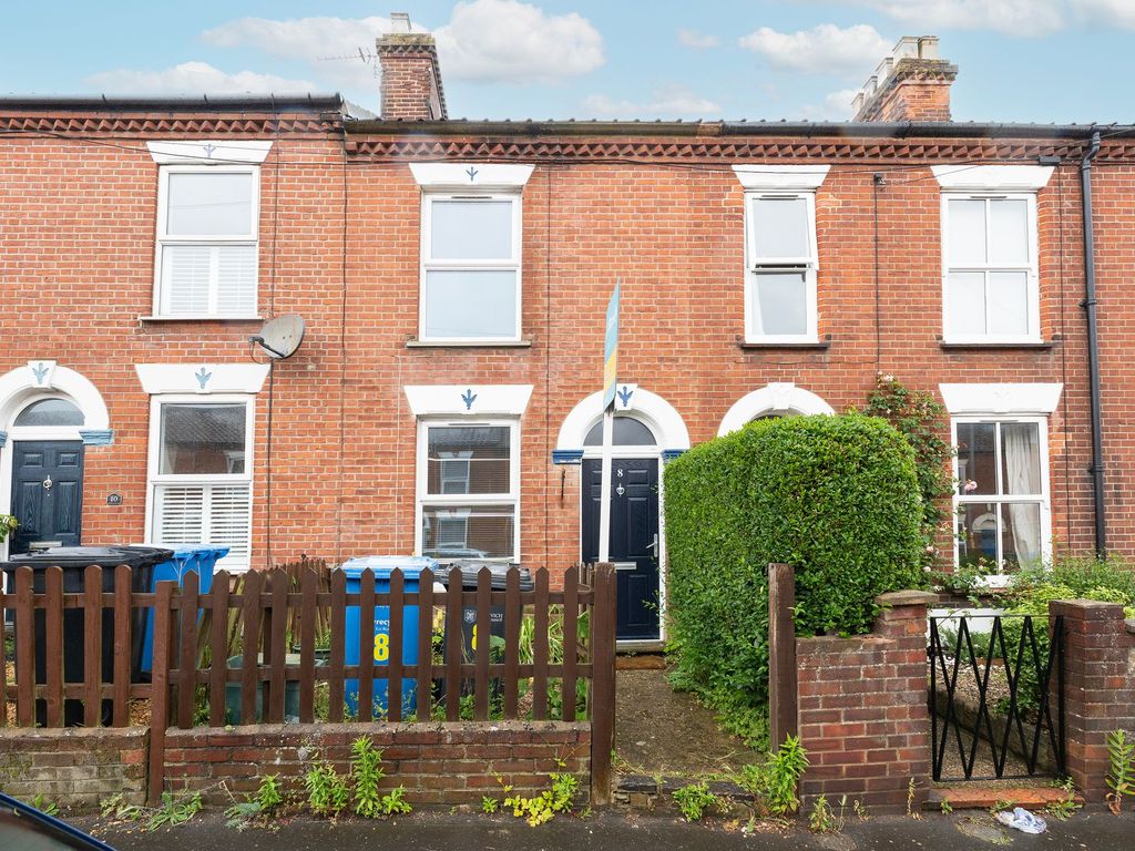 3 bed terraced house for sale in Junction Road, Norwich NR3, £180,000