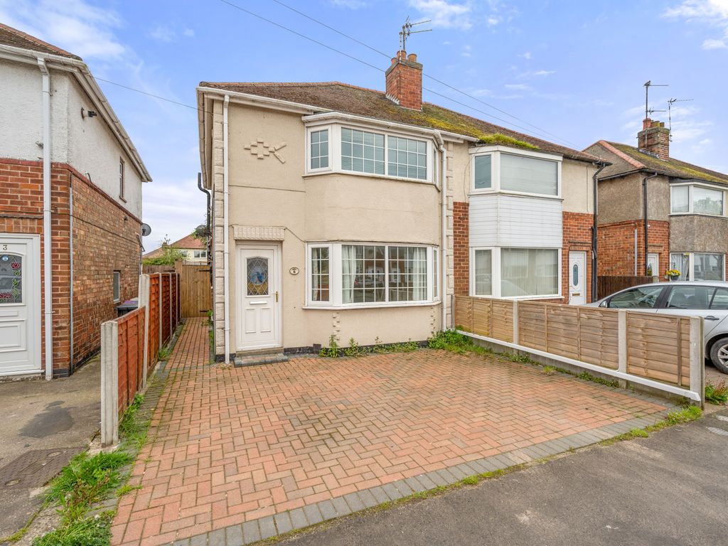 2 bed semidetached house for sale in Edward Crescent, Skegness PE25, £