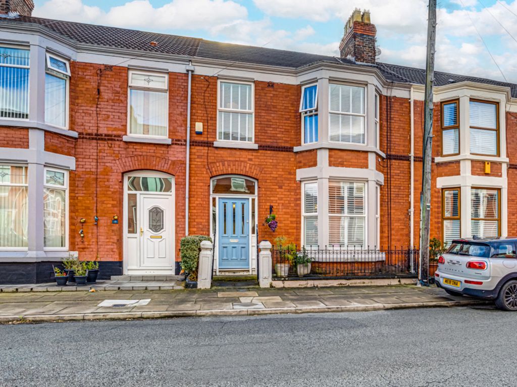 4 bed terraced house for sale in Ashbourne Road, Liverpool L17, £