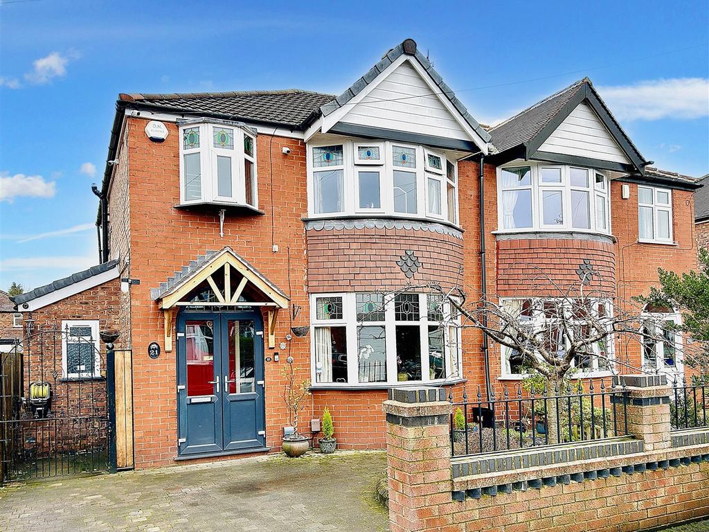 3 bed semidetached house for sale in Brookfield Drive, Timperley