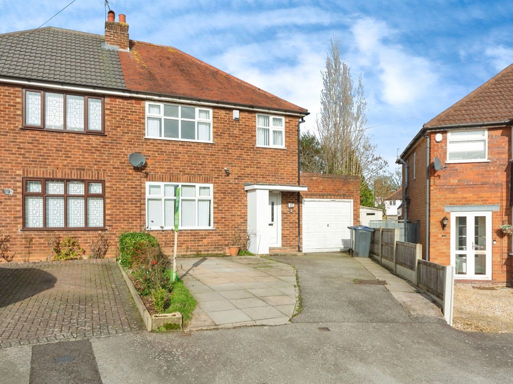 3 bed semi-detached house for sale in Newborough Grove, Hall Green ...