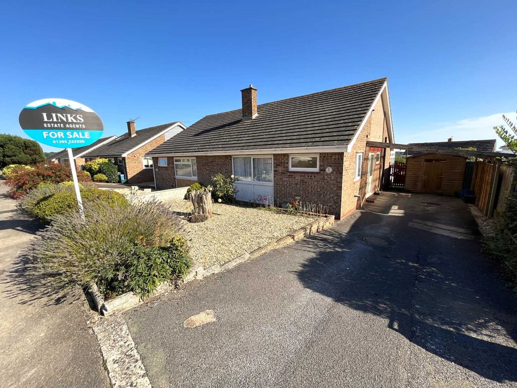 2 bed semidetached bungalow for sale in Parkside Drive, Exmouth EX8, £