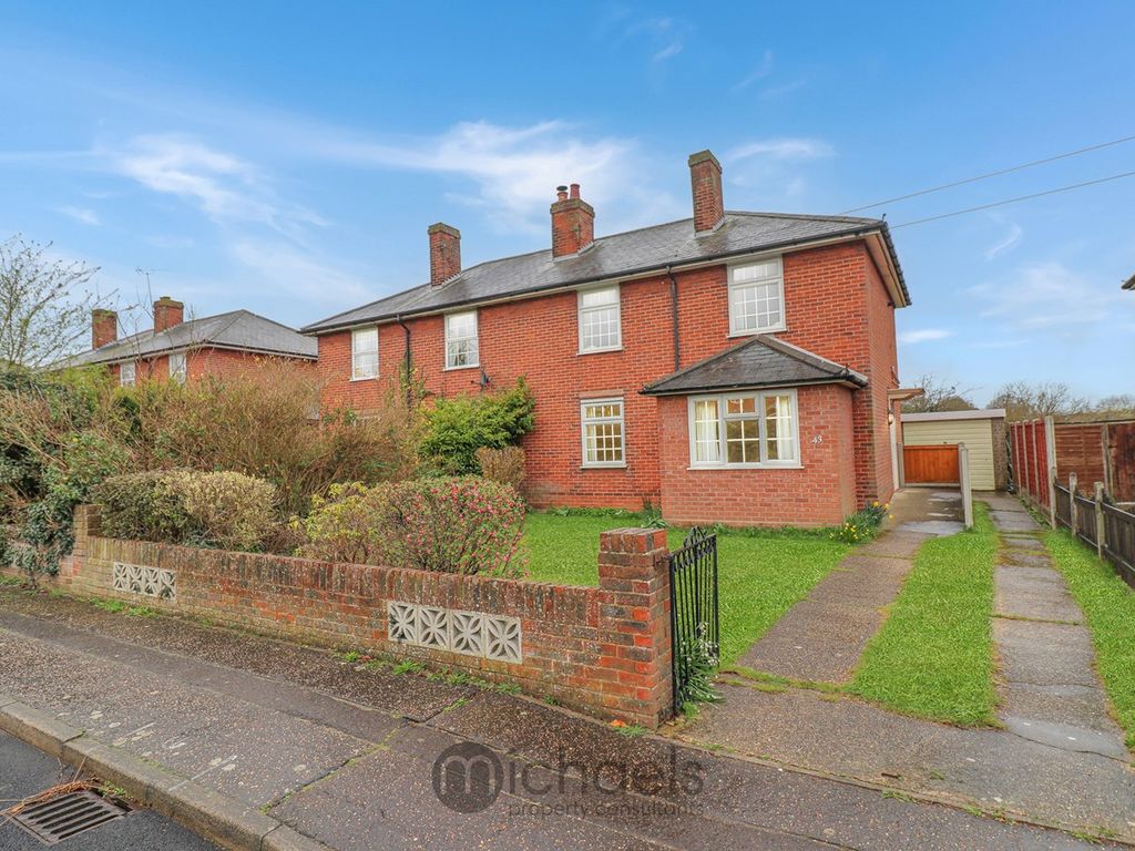 3 bed semidetached house for sale in Irvine Road, Lexden, Colchester