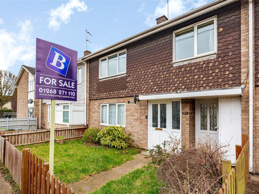 3 bed terraced house for sale in Rectory Road, Pitsea, Basildon, Essex