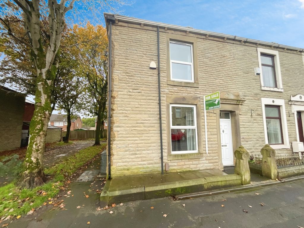 3 bed end terrace house for sale in Hermitage Street, Rishton BB1, £