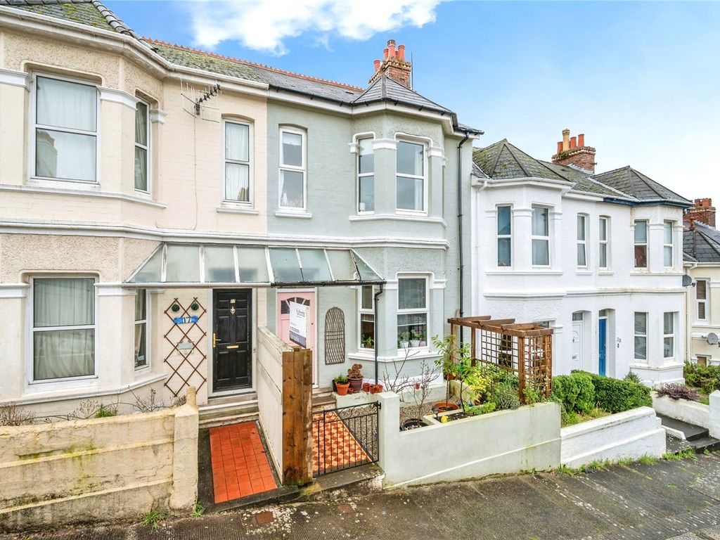 3 bed terraced house for sale in Kinross Avenue, Plymouth, Devon PL4, £