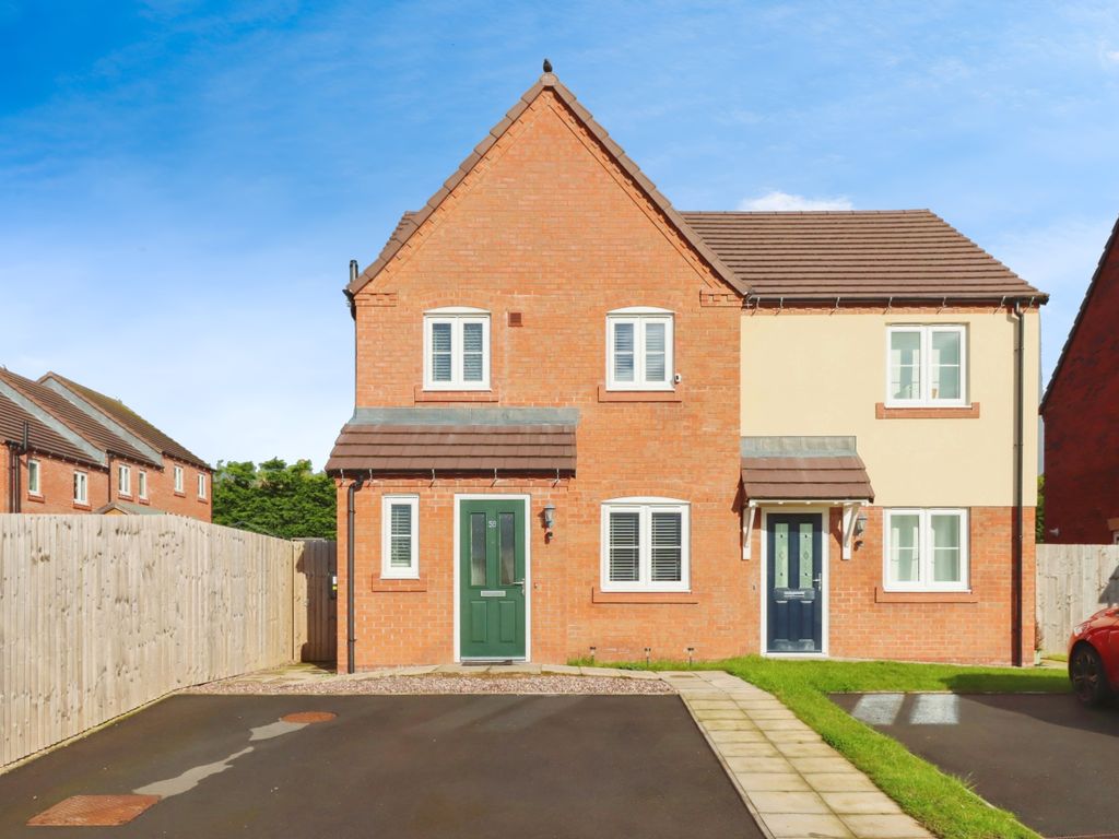 3 bed semidetached house for sale in Atherton Rise, Shrewsbury SY5, £
