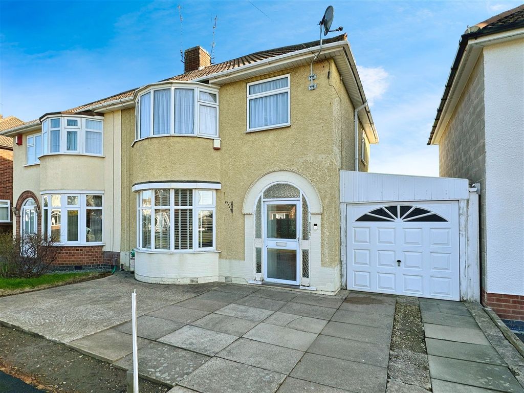 3 bed semidetached house for sale in Charlecote Avenue, Braunstone