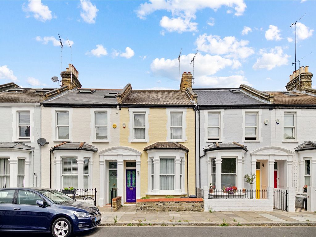 2 bed terraced house for sale in Burnthwaite Road, Fulham, London SW6