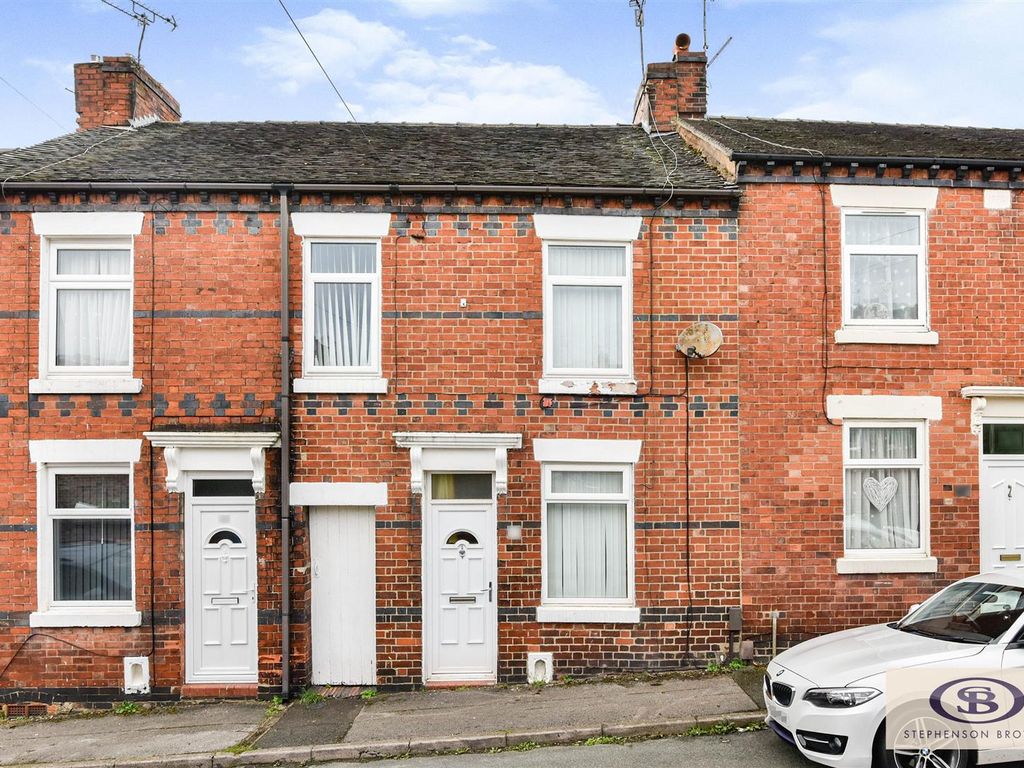 3 bed terraced house for sale in Heath Street, Chesterton, Newcastle