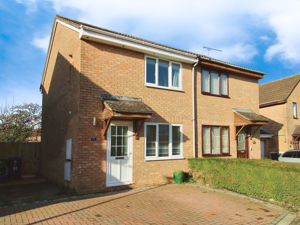2 bed semidetached house for sale in Lineacre Close, Grange Park