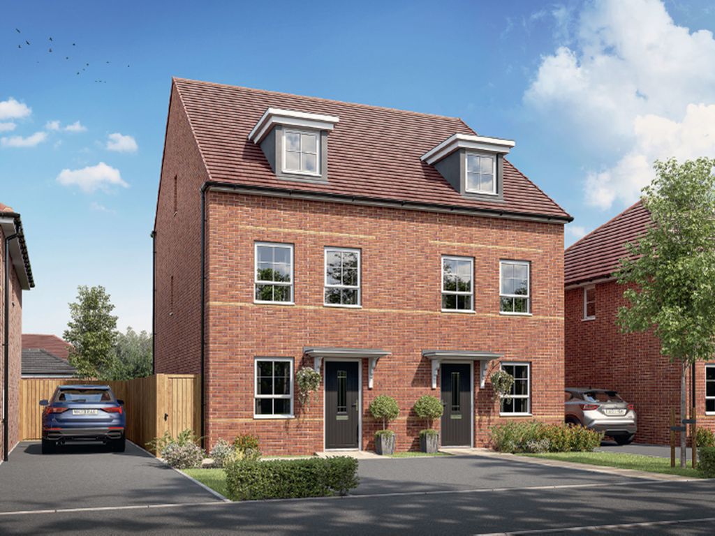 New home, 3 bed semidetached house for sale in "Knightwood" at Telford