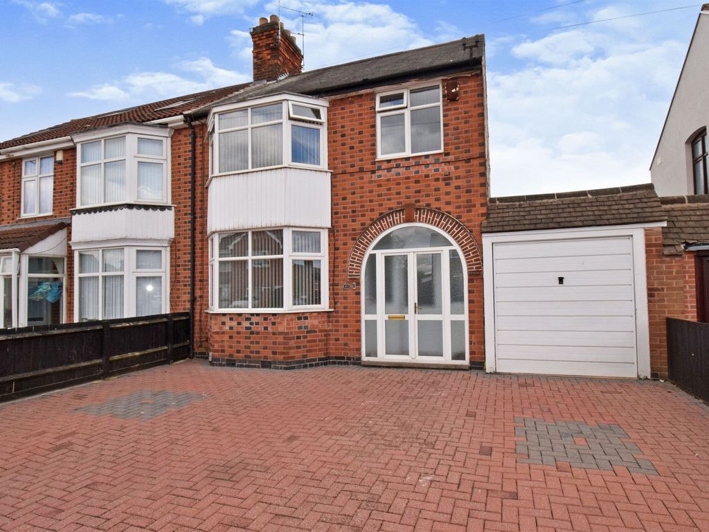 3 bed semidetached house for sale in Ethel Road, Evington, Leicester