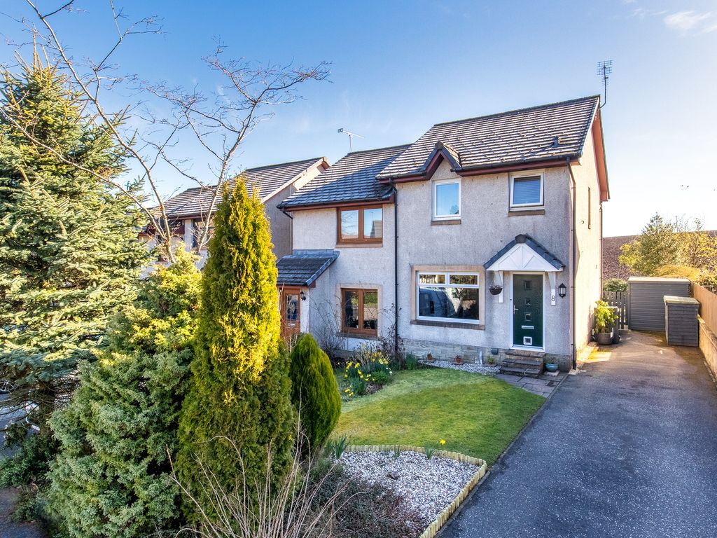 3 bed semidetached house for sale in The Acres, Kippen, Stirling FK8