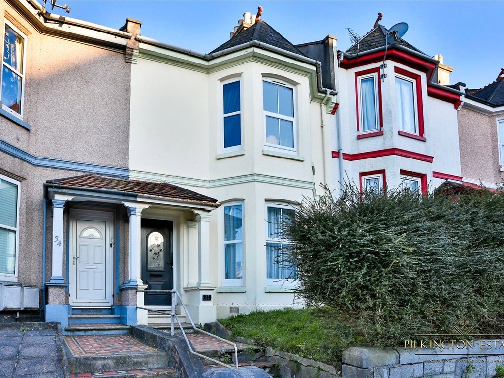 3 bed terraced house for sale in Ford Hill, Plymouth, Devon PL2, £