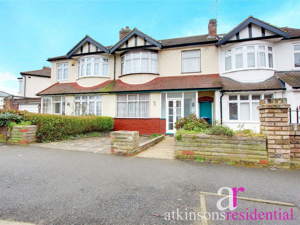 3 bed terraced house for sale in Pevensey Avenue, Enfield, Middlesex
