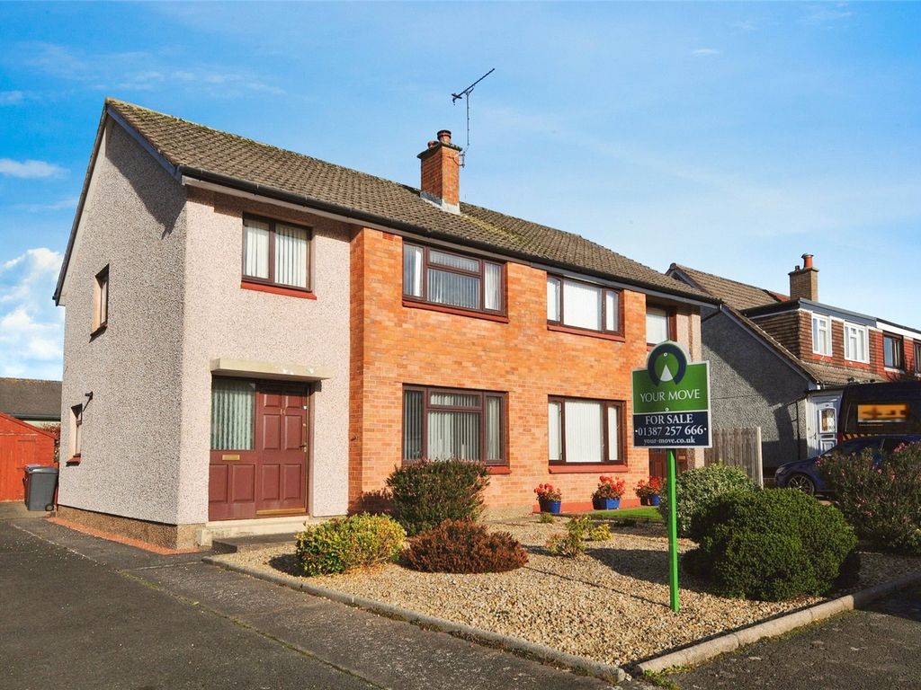 3 bed semidetached house for sale in Gillbrae Crescent, Dumfries