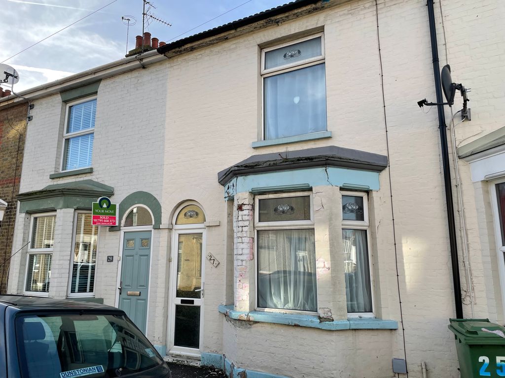 3 bed terraced house for sale in Granville Road, Sheerness ME12, £