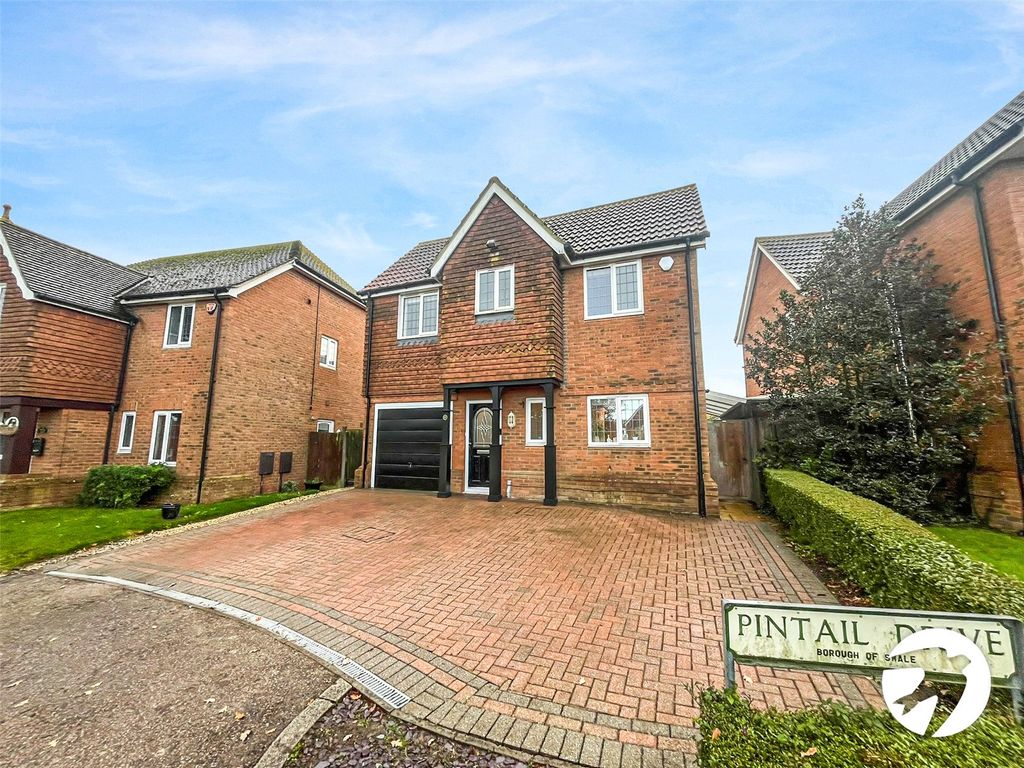 4 bed detached house for sale in Pintail Drive, Iwade, Sittingbourne