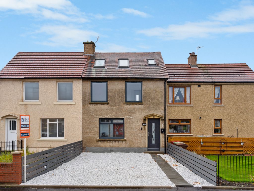 2 bed terraced house for sale in Central Avenue, Grangemouth FK3, £