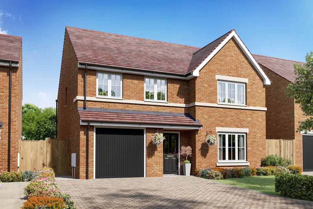 New home, 4 bed detached house for sale in "The Wortham Plot 27" at