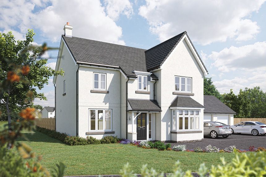New home, 5 bed detached house for sale in "The Birch" at Trevarner