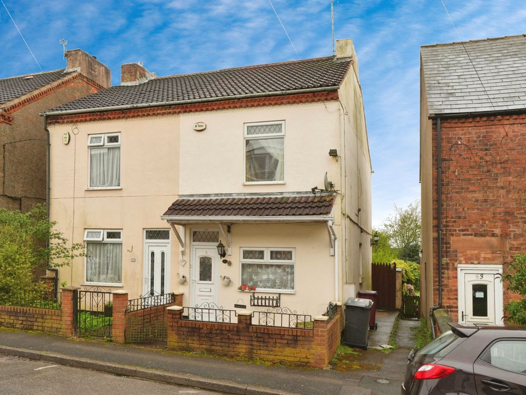 2 bed semidetached house for sale in Sherwood Street, Alfreton DE55, £